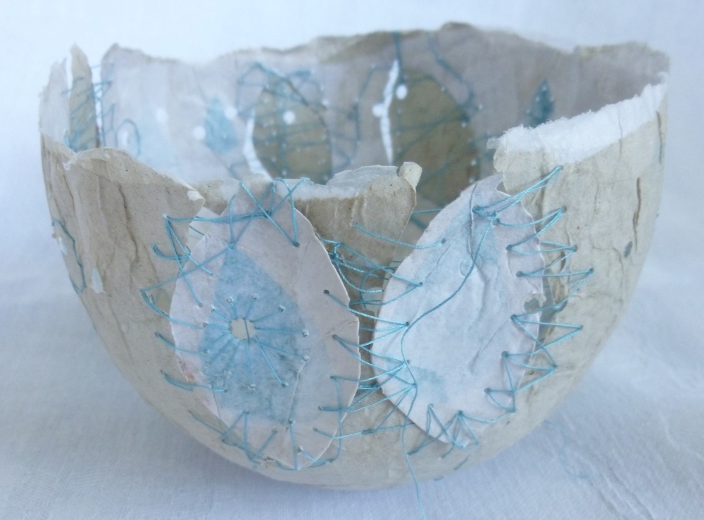 paper bowl, mended