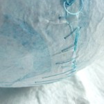 blaue Schale - Detail