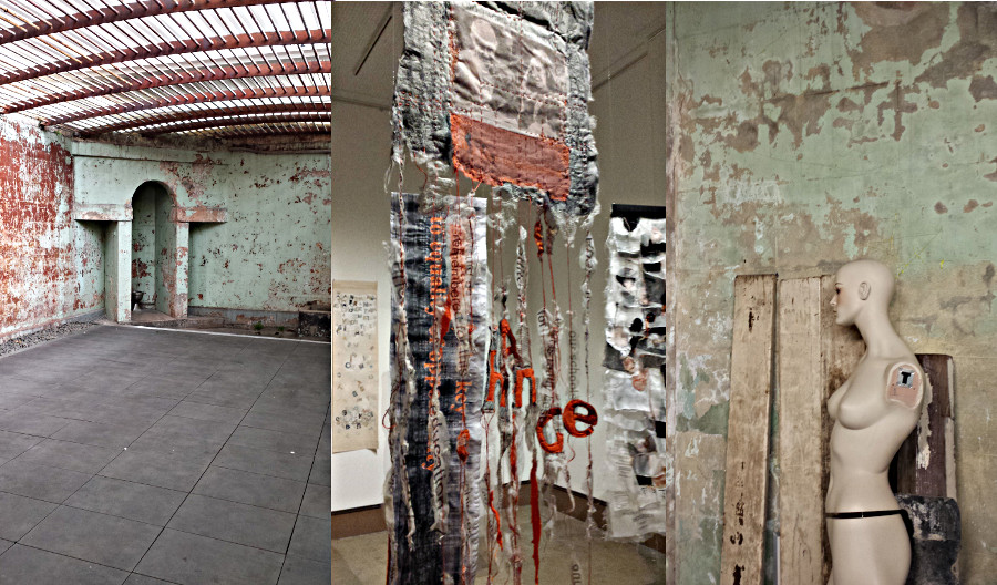 Das ehemalige Gefängnis beherbergt inzwischen die Ausstellungsräume des "Lock-Up" und die Timeless Textiles Gallery, in der mein Workshop stattfand.